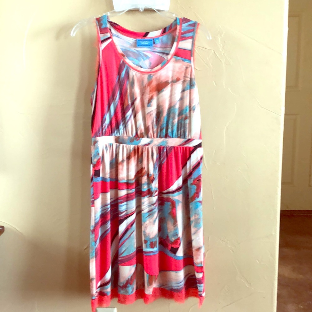 Flirty Vera Wang Watercolor Sundress